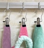 Laundry Hook Boot Hanging Hold Clips 5 Hooks