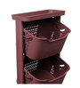 Buggy Plastic Toy Organizer in Maroon Colour