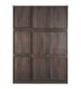 Laurel 3 Door Wardrobe in Dark Brown & White Oak Colour