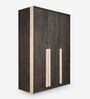 Laurel 3 Door Wardrobe in Dark Brown & White Oak Colour
