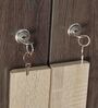 Laurel 3 Door Wardrobe in Dark Brown & White Oak Colour