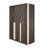 Laurel 3 Door Wardrobe in Dark Brown & White Oak Colour