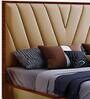 Laurel Upholstered Queen Size Bed In Cream Colour