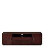 Laurin Solid Wood TV Console for TVs in Dark Walnut Finish