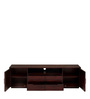 Laurin Solid Wood TV Console for TVs in Dark Walnut Finish