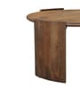 Lausanne Mango Wood Round Coffee Table in Tubbaq finish Lausanne Mango Wood Round Coffee Table in Tubbaq finish