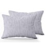 Lavendar Floral 210 TC Cotton King Bedsheet with 2 Pillow Covers