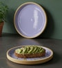 Lavendar Quarter Plates Set of 2