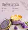 Lavender 3 Wick Scented Candle in Container with Lid