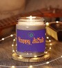 Lavender Aroma White Wax Scented Candles With Ganesha
Idol