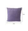 Lavender Striped Cotton 16 x 16 Inches Cushion Cover
