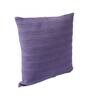 Lavender Striped Cotton 16 x 16 Inches Cushion Cover
