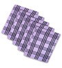 Lavender Cotton Checkered 215 GSM Bath Towels Pack of 5