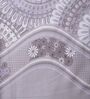 Lavender Floral 400 TC Super King Size Bedsheet with 2 Pillow Covers Luxury Series Collection