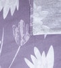 Lavender Floral 400 TC Cotton Super King Bedsheet with 2 Pillow Covers Luxury Series Collection