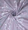 Lavender Floral 400 TC Cotton Superking Size Fitted Bedsheet With 2 Pillow Covers