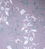 Lavender Floral 400 TC Cotton Superking Size Flat Bedsheet With 2 Pillow Covers
