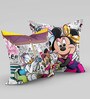 Lavender Polyester Disney 16x16 inches Reversible Kids Cushion (1 Pc)