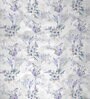 Lavender Floral Polyester 9 Ft Sheer Eyelet Door Curtains (Set of 2)
