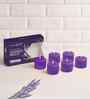 Lavender Scented Set of 6 Votive Candles