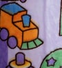Lavender Wool Kids Print 350 GSM Premium Baby blanket