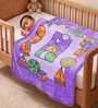 Lavender Wool Kids Print 350 GSM Premium Baby blanket