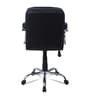 Lavish Medium Back Office Desk Chair In Black Colour