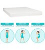 Lawrence Plus 5 inch HR Foam Queen Size Mattress in Off White Colour