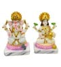 Laxmi Ganesh Handpainted Idol
