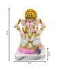 Laxmi Ganesh Handpainted Idol
