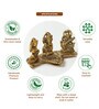 (1Pc) Gold Metal Lakshmi, Ganesha & Saraswati Pooja Idol