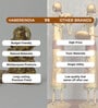 (1Pc) Gold Metal Lakshmi, Ganesha & Saraswati Pooja Idol