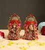 Laxmi Ganesh Multi Terracotta (Set of 2) Idols