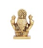 Laxmi Gold & Yellow Brass Idol