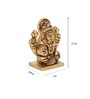 Laxmi Gold & Yellow Brass Idol