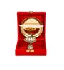 Laxmi Kuber Golden Brass  Plate with Diya