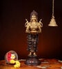 Laxmiji Deep Brass Multicolour Religious Idol