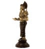 Laxmiji Deep Brass Multicolour Religious Idol