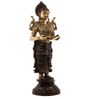 Laxmiji Deep Brass Multicolour Religious Idol