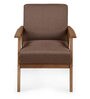 Layla 1 Seater Sofa in Light Walnut colour