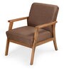 Layla 1 Seater Sofa in Light Walnut colour