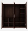 Lazel 4 Door Wardrobe in Wenge Finish