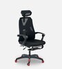 Lazer Fabric Gaming Chair in Red & Black Colour