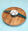 Lazy Acacia Wood Appetizer Platter with Dip Bowl