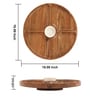 Lazy Acacia Wood Appetizer Platter with Dip Bowl
