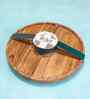 Lazy Acacia Wood Appetizer Platter with Dip Bowl