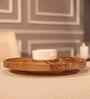 Lazy Acacia Wood Appetizer Platter with Dip Bowl