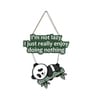 Lazy Panda Multicolour Engineered Wood Wall Hanging Quotes