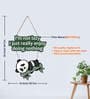 Lazy Panda Multicolour Engineered Wood Wall Hanging Quotes