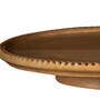 Lazy Susan Natural Brown 17 Inch Mango Wood Revolving Appetizer Platter